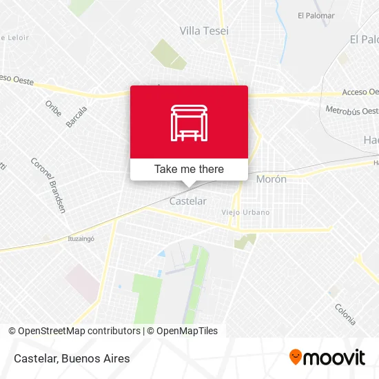 Castelar map