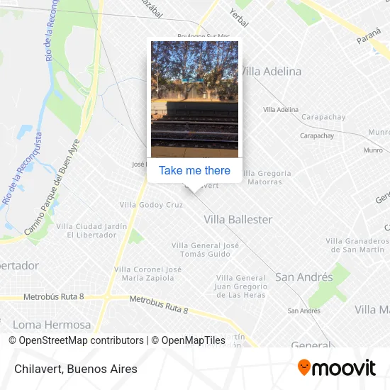 Mapa de Chilavert