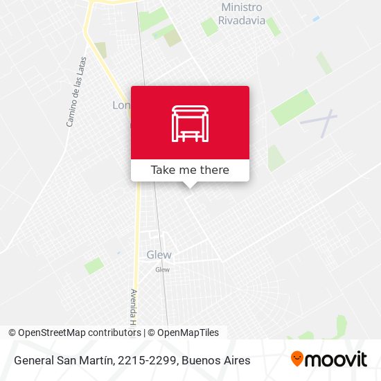 General San Martín, 2215-2299 map
