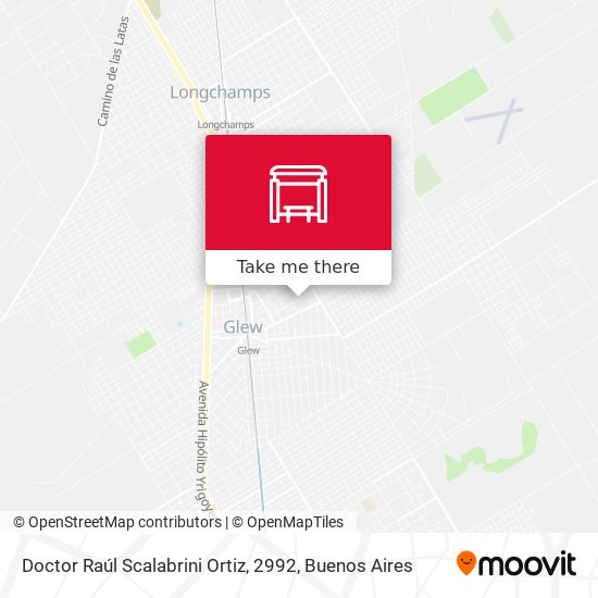 Doctor Raúl Scalabrini Ortiz, 2992 map
