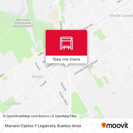 Mapa de Mariano Castex Y Legarreta