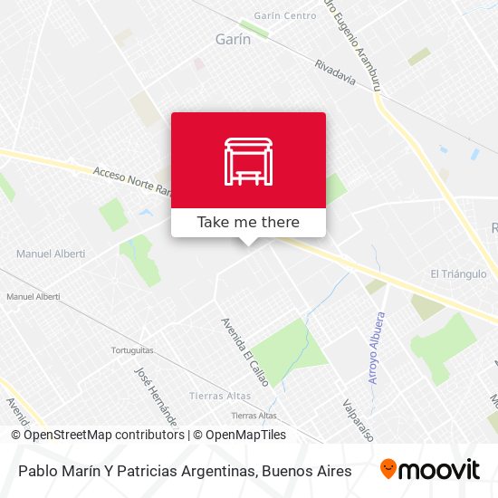 Pablo Marín Y Patricias Argentinas map