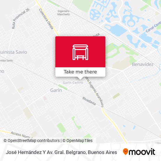 José Hernández Y Av. Gral. Belgrano map