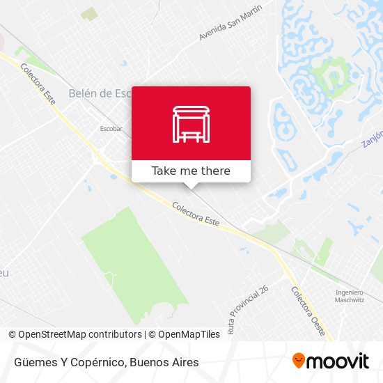 Güemes Y Copérnico map