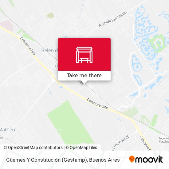 Mapa de Güemes Y Constitución (Gestamp)