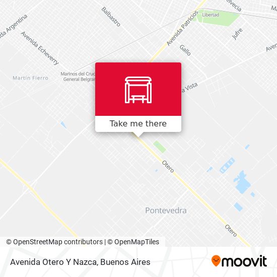 Avenida Otero Y Nazca map