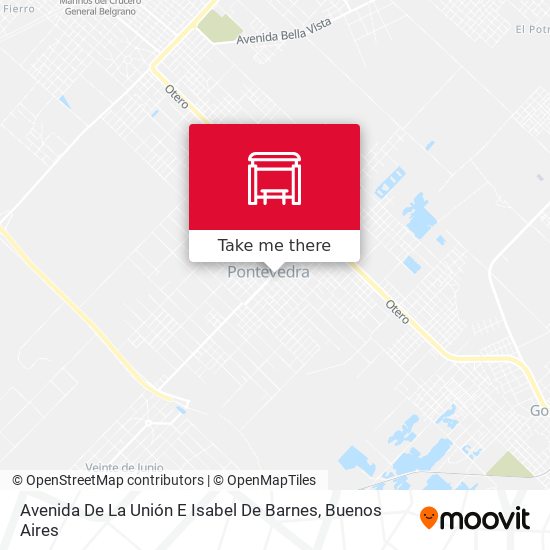 Avenida De La Unión E Isabel De Barnes map