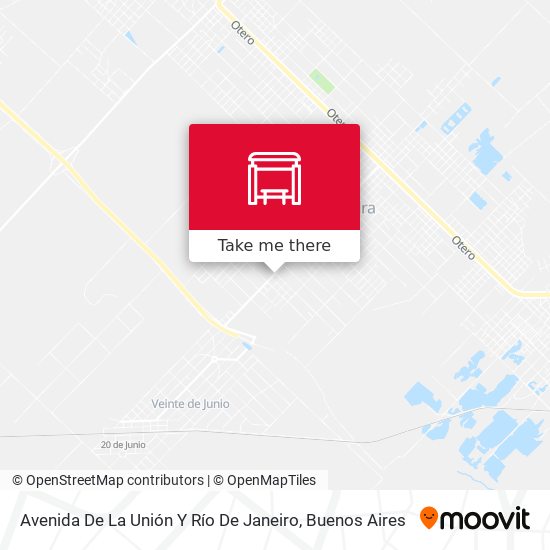 Avenida De La Unión Y Río De Janeiro map