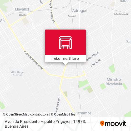 Avenida Presidente Hipólito Yrigoyen, 14973 map