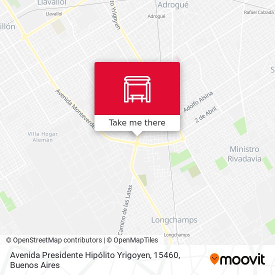 Avenida Presidente Hipólito Yrigoyen, 15460 map