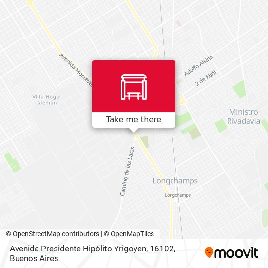 Avenida Presidente Hipólito Yrigoyen, 16102 map