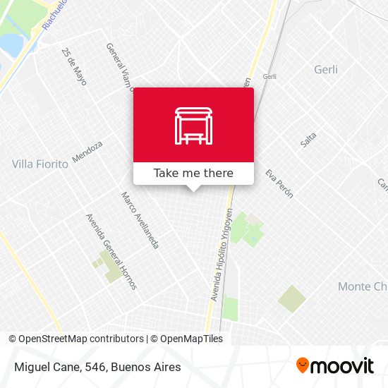 Mapa de Miguel Cane, 546