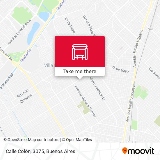 Calle Colón, 3075 map