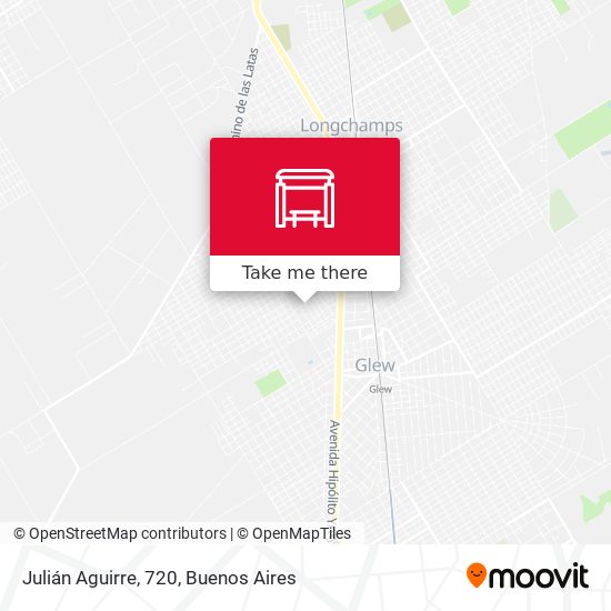 Julián Aguirre, 720 map