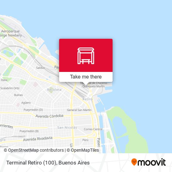 Terminal Retiro (100) map