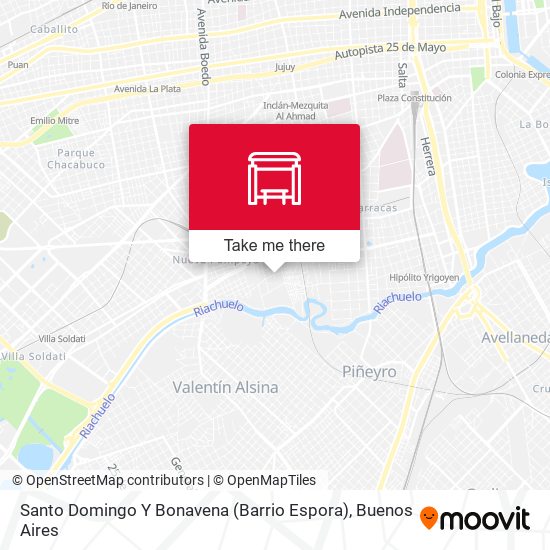 Santo Domingo Y Bonavena (Barrio Espora) map