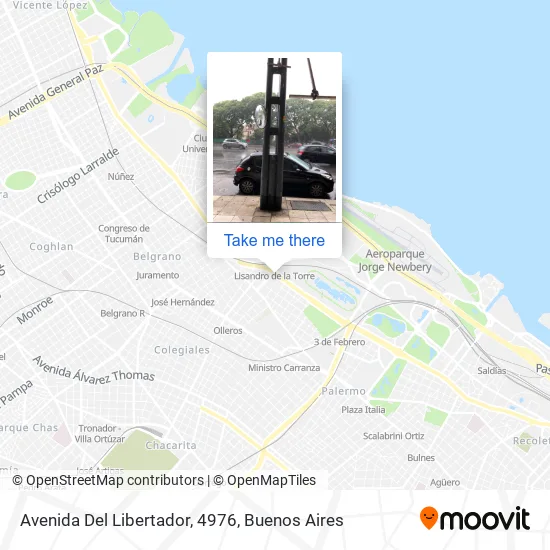Avenida Del Libertador, 4976 map