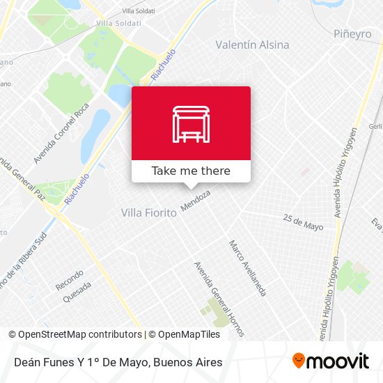 Deán Funes Y 1º De Mayo map