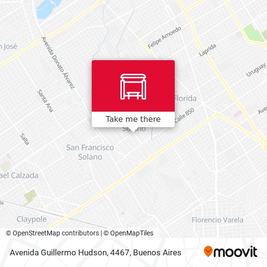Avenida Guillermo Hudson, 4467 map