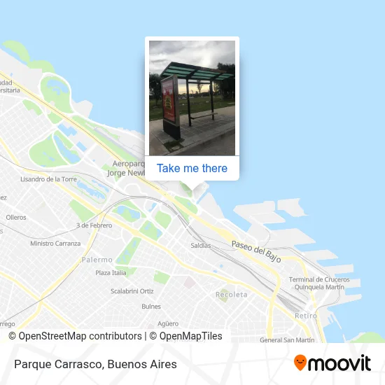 Parque Carrasco map
