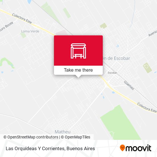 Mapa de Las Orquídeas Y Corrientes