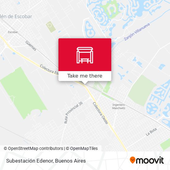 Subestación Edenor map