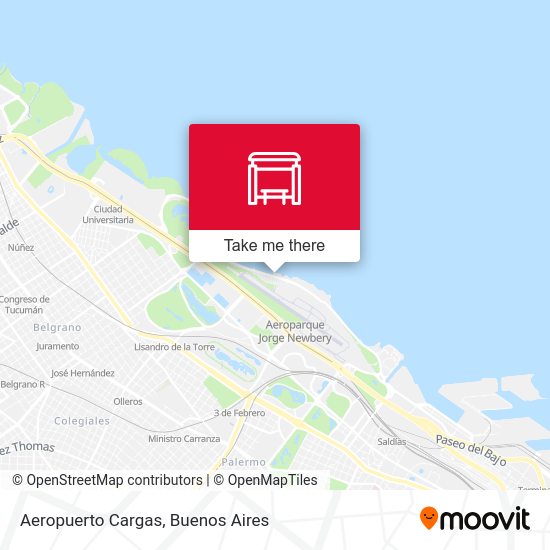 Aeropuerto Cargas map