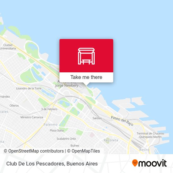 Club De Los Pescadores map