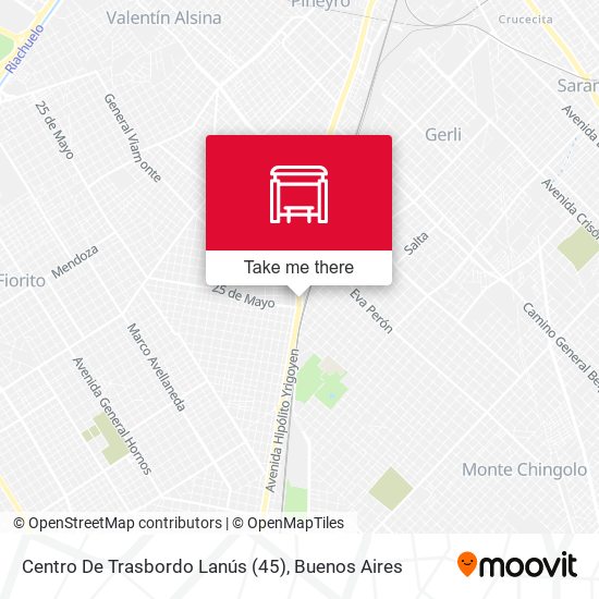 Centro De Trasbordo Lanús (45) map
