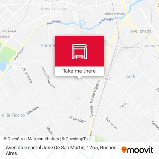 Mapa de Avenida General José De San Martín, 1265