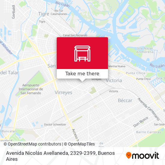 Avenida Nicolás Avellaneda, 2329-2399 map