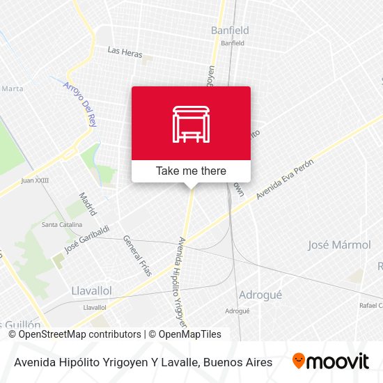 Mapa de Avenida Hipólito Yrigoyen Y Lavalle