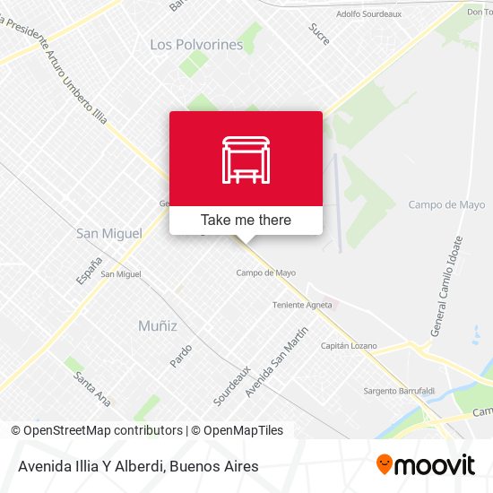Avenida Illia Y Alberdi map