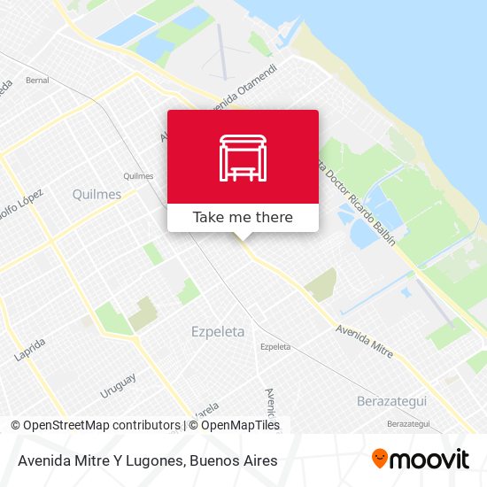 Avenida Mitre Y Lugones map