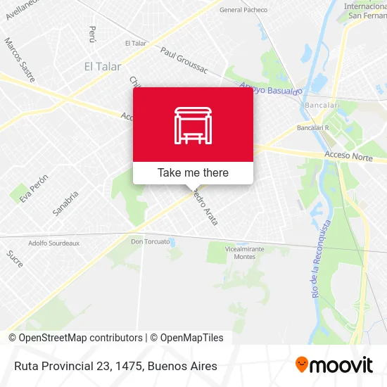 Ruta Provincial 23, 1475 map