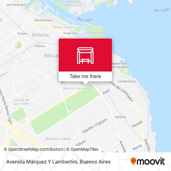 Avenida Márquez Y Lambertini map