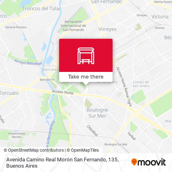 Avenida Camino Real Morón San Fernando, 135 map