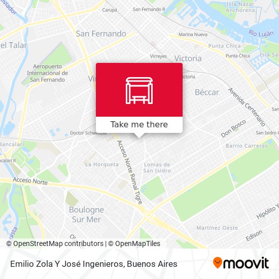 Mapa de Emilio Zola Y José Ingenieros