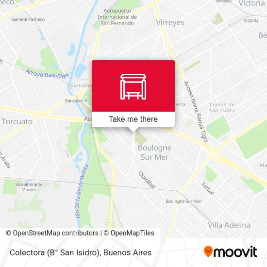 Colectora (B° San Isidro) map