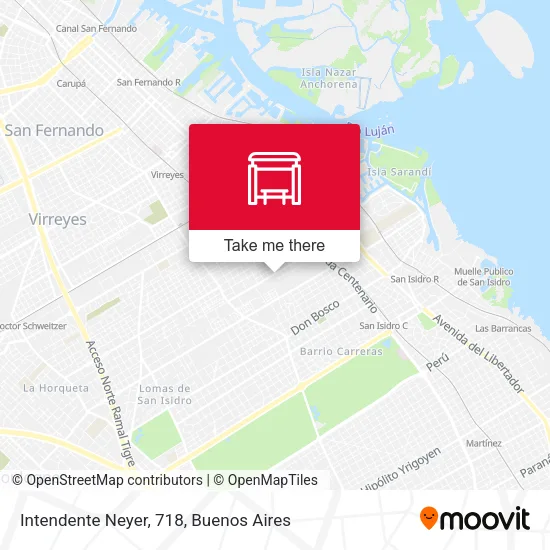 Intendente Neyer, 718 map