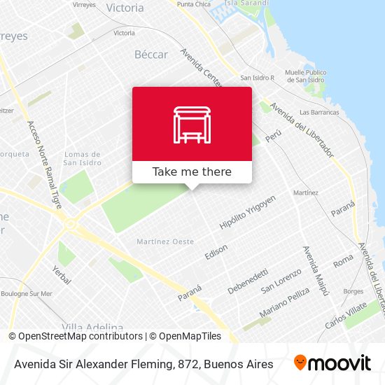 Avenida Sir Alexander Fleming, 872 map