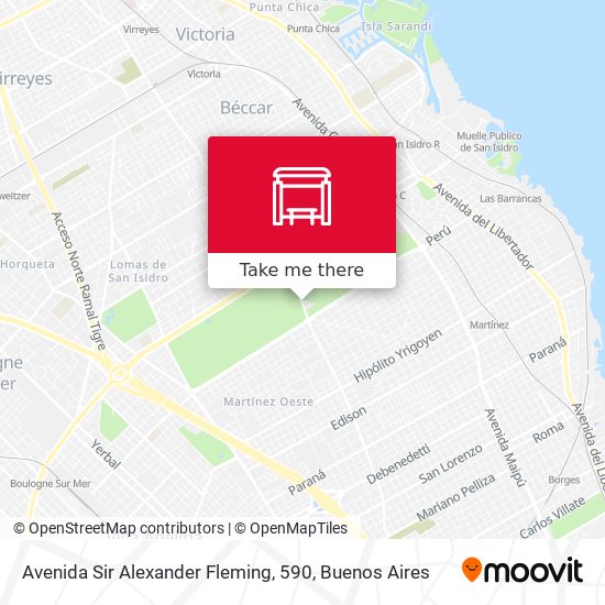 Mapa de Avenida Sir Alexander Fleming, 590