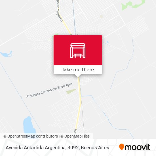 Mapa de Avenida Antártida Argentina, 3092