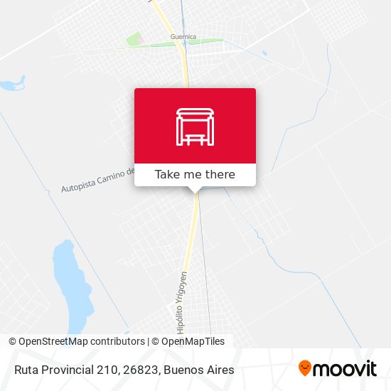 Mapa de Ruta Provincial 210, 26823