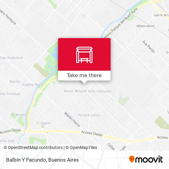Mapa de Balbín Y Facundo