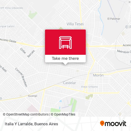 Italia Y Larralde map