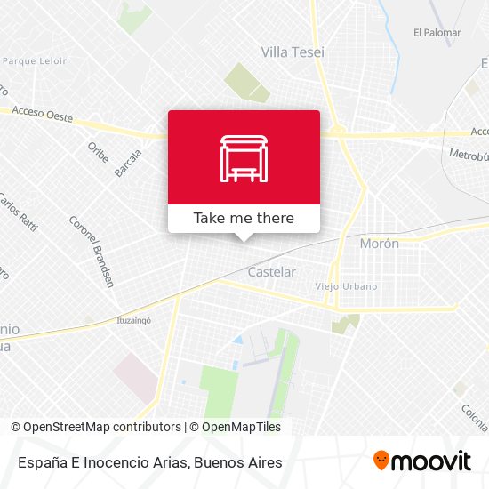Mapa de España E Inocencio Arias