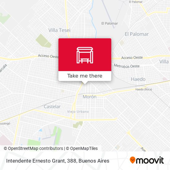 Intendente Ernesto Grant, 388 map