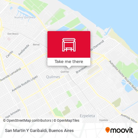 San Martín Y Garibaldi map