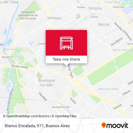 Blanco Encalada, 971 map